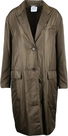 Aspesi Soju Overcoat - Dames - Mantel - Beige - M - Nylon - Jassen