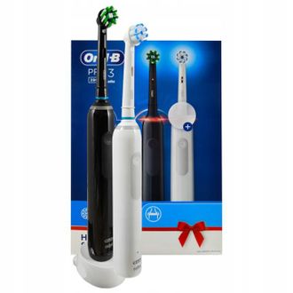 OEM 2 Cepillos De Dientes Oral-b Pro 3 3900 Negros Y Blancos