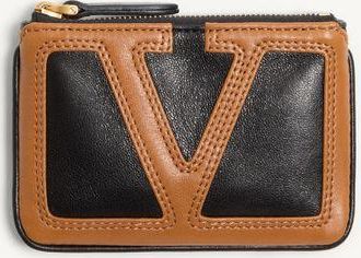 Valentino Garavani Portachiavi Valentino Garavani Viva Superstar In Nappa Donna NERO/SPEZIA UNI