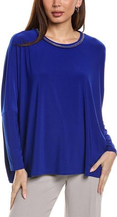 Joseph Ribkoff Rhinestone Neck Top