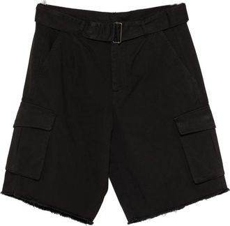 Laneus Belted Pocket Cargo Shorts
