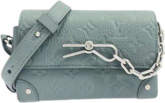 Louis Vuitton Tweedehands leren Louis Vuitton tassen - Dames - Vintage Schoudertas - Groen - ONE Size - Vintage