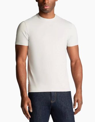 Remus Uomo Mens Remus Uomo Plain T-Shirt Quiet Grey - White - Size: 42
