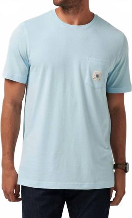 Travis Mathew Euro Trip Short Sleeve Tee In Cory Blue