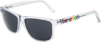 Benetton 5022 817 Mens Sunglasses Clear Size 56