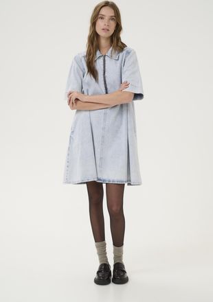 MY ESSENTIAL WARDROBE Denim Jurk A-shape light blue