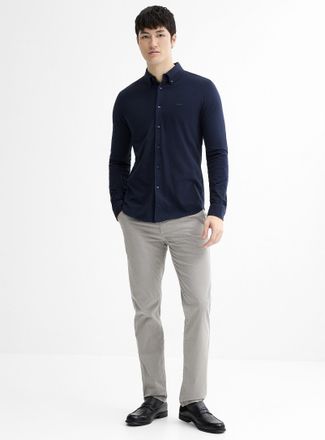 BOSS Mens Optical pattern chinos Slim fit