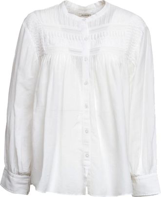 Isabel Marant Isabel Marant, Blouses, female, White, Size: XS Voile Cotton Top