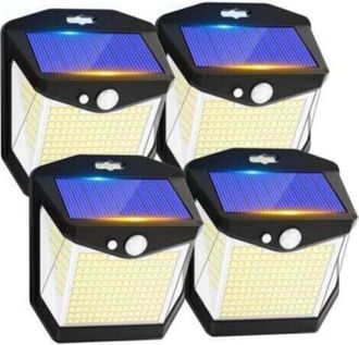 OEM L&aacute;mpara Solar Exterior Con Sensor De Movimiento - L&aacute;mpara Solar Exterior De 248 Led, Resistente Al Agua Ip65, &Aacute;ngulo De Haz De 270&deg;, Inal&aacute;mbrica, De S