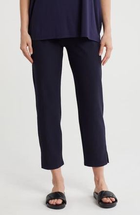 Eileen Fisher High Waist Crop Slim Pants in Ink at Nordstrom Rack, Size X-Small