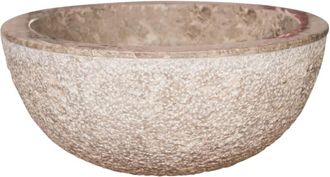 Wanda Collection Lavabo sobre encimera de m&aacute;rmol gris 35 cm