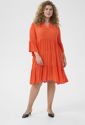 Kaffe Curve Jurk A-shape red