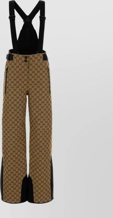 Gucci dungarees with adjustable straps and panels