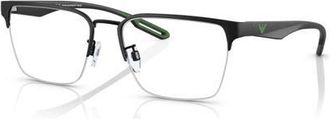 Emporio Armani 56mm Square optical glasses in Black at Nordstrom