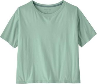 Patagonia Daily Easy Cut T-Shirt T-Shirt f&uuml;r Damen | t&uuml;rkis/gr&uuml;n