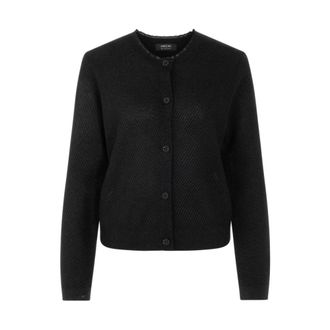 Marc Cain Elegante Cardigan - Dames - Truien - Zwart - Maat: 2XL Wol