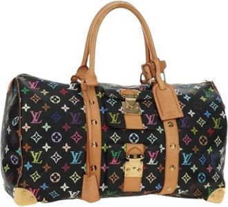 Louis Vuitton Pre-owned Boston Bag - Dames - Vintage Weekendtas - Veelkleurig - ONE Size - Leer - Vintage