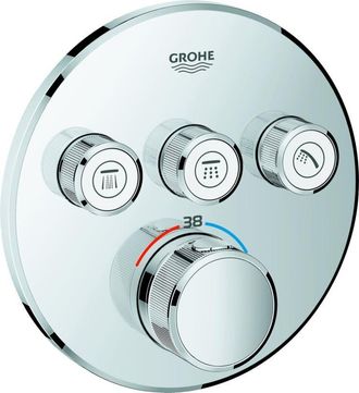 GROHE Grohtherm Smartcontrol 29121 Fms Termostato Redondo 3 Asv Oro Rosa Brillante - Grohe