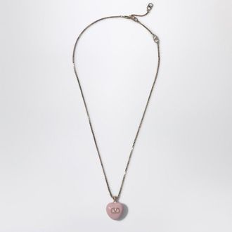 Valentino Garavani Pink Coeur Royal necklace