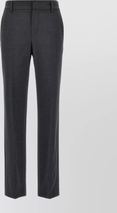 Brunello Cucinelli wool pants with belt loops and pockets