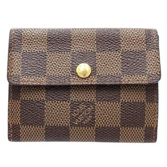 Louis Vuitton Pre-owned Wallets, female, Brown, Size: ONE SIZE Pre-owned Canvas Wallet