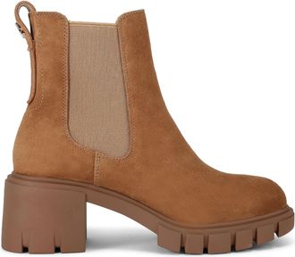 Carvela Womens Suede Ignite Chelsea Boots - Camel - Size UK 5