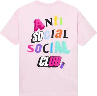 ANTI SOCIAL SOCIAL CLUB The Real Me T-Shirt Pink 1020-100000103TRMT-PINK