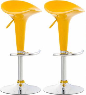 Clp Clp - Set De 2 Taburetes Saddle Amarillo