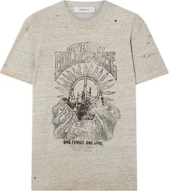 Golden Goose T-shirts en Polos Grijs - Heren - T-shirts - Grijs - XL - Tops