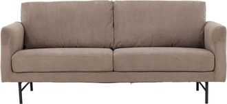 Venture Design 3-Sitzer Sofa, Braun