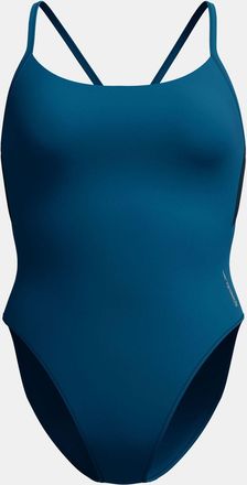 Speedo dameszwempak uit &eacute;&eacute;n stuk met kleurblokken in groen