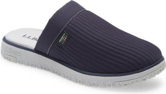 L.L.Bean Womens L. L.Bean Airlight 512398 Slippers Navy Slip On Mule Scuffs JOBB1583