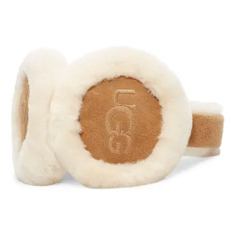 UGG (WMNS) UGG Sheepskin Embroidery Earmuff Chestnut 20955-CHE