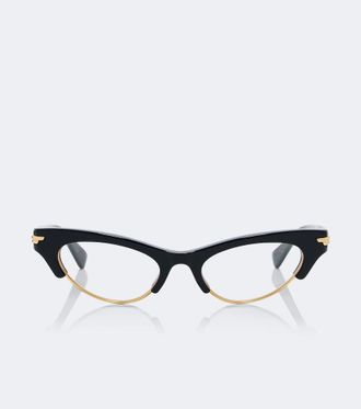 Bottega Veneta Fashion Show cat-eye glasses