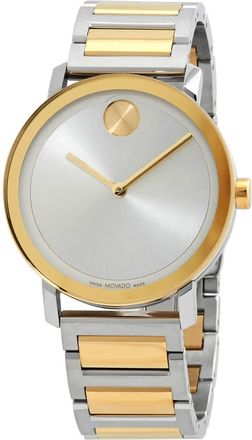 Movado Bold Evolution Quartz Silver Dial Mens Watch 3600887