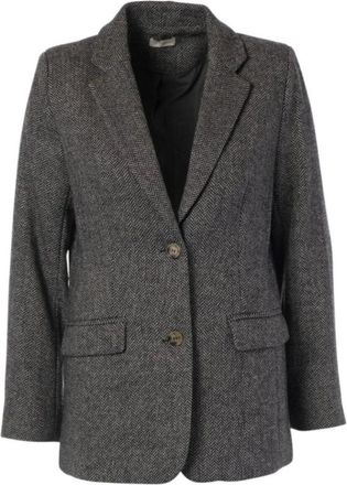 Jcsophie Dames, Jassen, Grijs, Maat: M Wol