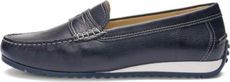 Ara Newport Moccasin - Dames - Schoenen - Blauw - Maat: 40 1/2 EU Leer