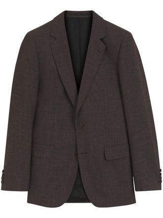 BOSS Tailored Brown Suit Jacket with Notch Lapels