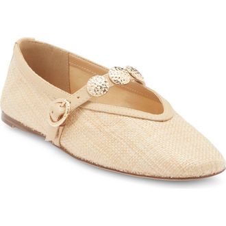 Steve Madden Leia Woven Flat in Natural at Nordstrom Rack, Size 7.5