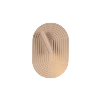 Lucide L&aacute;mpara de pared de madera con 1 led integrado, taupe