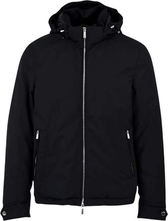 Moorer Donsjack - Heren - Winterjassen - Zwart - 2XL - Leer - Jassen