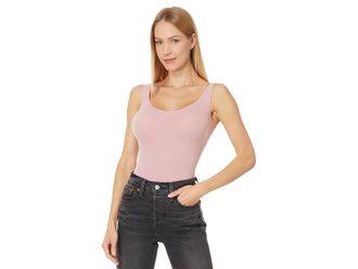 Commando The Ballet Tank Top Bodysuit Womens Jumpsuit & Rompers One Piece Mauve, Cotton/Elastane/Nylon