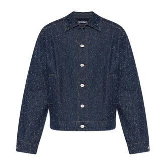 Jacquemus Denim Jackets, male, Blue, Size: 2XL Mirada Denim Jacket