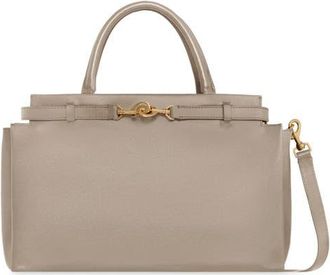 Rebecca Minkoff Insider Leather Shoulder Bag in Oyster at Nordstrom