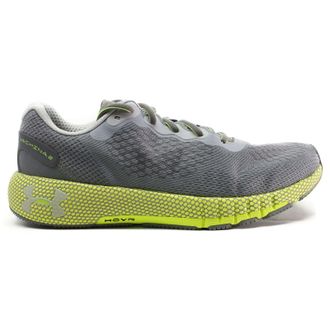 Under Armour HOVR Machina 2 Synthetic Textile Mens Low Top Trainers - Grey Yellow - Size:UK 8.5