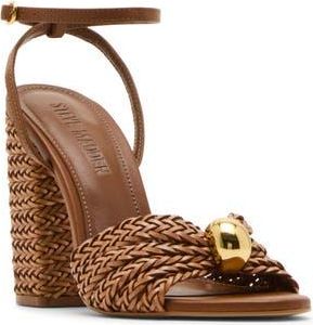 Steve Madden Cheyla Ankle Strap Sandal in Cognac at Nordstrom Rack, Size 11