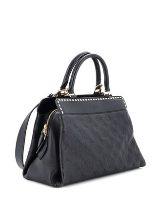 Louis Vuitton Vosges Handbag Whipstitch Monogram Empreinte Leather MM satchel - Black