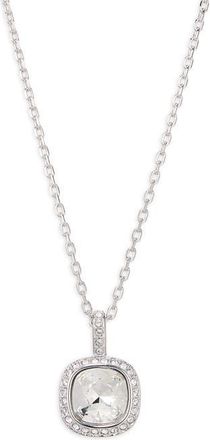Swarovski Una Angelic Crystal Pav&eacute; Pendant Necklace in Crystal/rhodium at Nordstrom