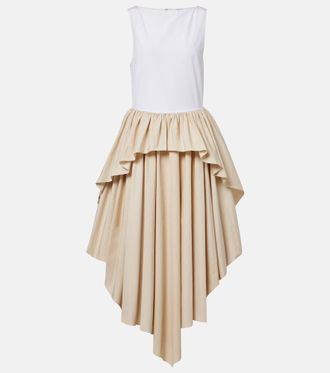 Loewe Vestido midi Paulas Ibiza de popel&iacute;n de algod&oacute;n