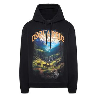 Dsquared2 Hombre, Sudaderas, Negro, Talla: M